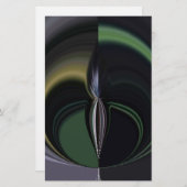 Aurora's Embrace: kosmische caleidoscoop Briefpapier (Voorkant / Achterkant)