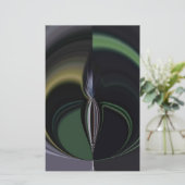 Aurora's Embrace: kosmische caleidoscoop Briefpapier (Staand voorkant)