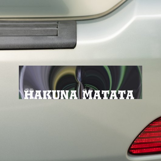 Aurora's Embrace: kosmische caleidoscoop Bumpersticker (Op auto)