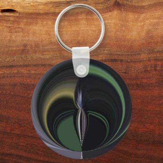 Aurora's Embrace: kosmische caleidoscoop Sleutelhanger (Voorkant)