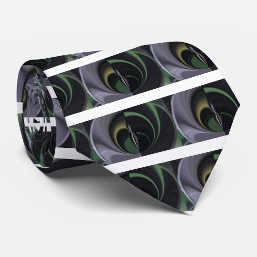 Aurora's Embrace: kosmische caleidoscoop Stropdas (Opgerold)