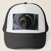 Aurora's Embrace: kosmische caleidoscoop Trucker Pet (Voorkant)