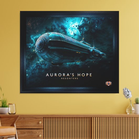 Aurora's Hope, Cosmic Journey beroemd gemaakt door Canvas Afdruk (Insitu (Woonkamer))
