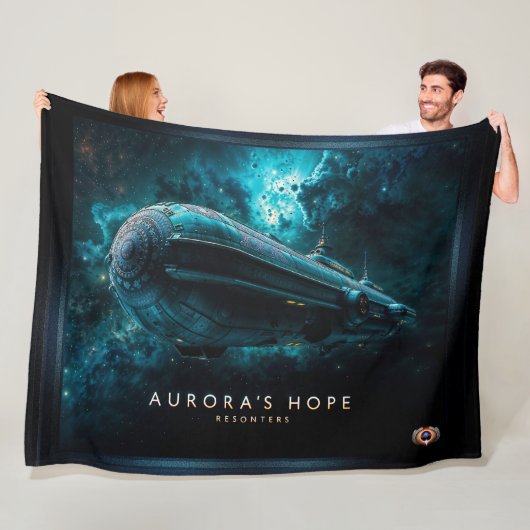 Aurora's Hope, Cosmic Journey beroemd gemaakt door Fleece Deken (In situ)