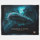Aurora's Hope, Cosmic Journey beroemd gemaakt door Fleece Deken (Voorkant (Horizontaal))