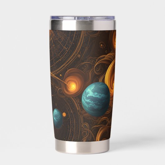 Aurora's Lament Geïsoleerde Drinkbeker (Achterkant)