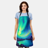 Aurora's Magische Night Sky Dance Ontwerp Schort (Gedragen)