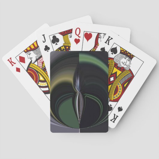 Aurora's Omarming: Kosmische Kaleidoscoop Pokerkaarten (Achterkant)