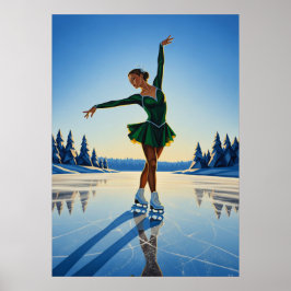 AURORE GLACÉE (Frozen Dawn) - Originele Art Deco A Poster