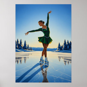 AURORE GLACÉE (Frozen Dawn) - Originele Art Deco A Poster