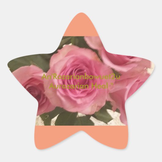 Aurozarian Heal " Ster Sticker (Voorkant)