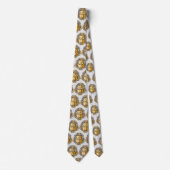 Aurum familiewapen achternaam stropdas (Voorkant)