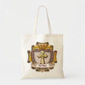 Aurum Family Crest Achternaam Tote Bag (Voorkant)