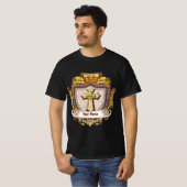 Aurum Family Crest Surname T-shirt (Voorkant volledig)
