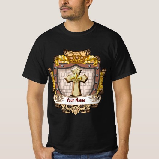 Aurum Family Crest Surname T-shirt (Voorkant)