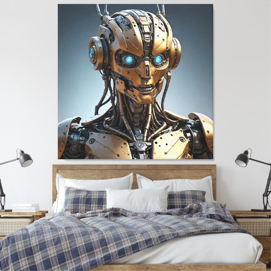 Aurum: het bewuste Android Canvas Afdruk (Insitu (Slaapkamer))