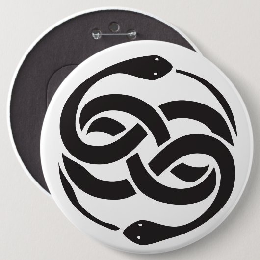 Auryn Ronde Button 6,0 Cm (Voorkant /achterkant)