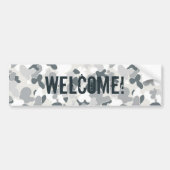 Aus camouflage-sneeuw bumpersticker (Voorkant)