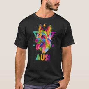 Aus Duitse Herdershond Humor Herder Dieren Puns Ho T-shirt