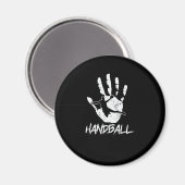 aus Hand und Ball wird Handball Magneet (Voorkant / Achterkant)