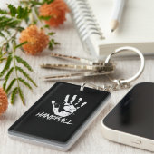 aus Hand und Ball wird Handball Sleutelhanger (Voorkant Rechts)