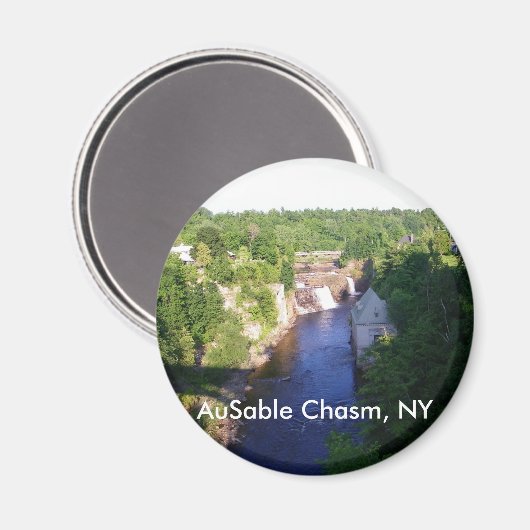 AuSable Chasm, NY Magneet (Voorkant / Achterkant)