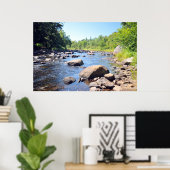 AuSable River in de Adirondacks. druk 08 305 Poster (Thuiskantoor)