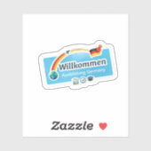 Ausbildung Duitsland laptop  Sticker (Vel)