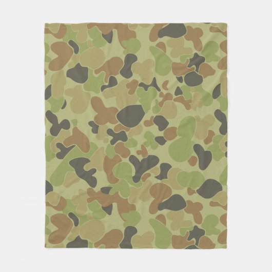Auscam camouflage fleece deken (Voorkant)
