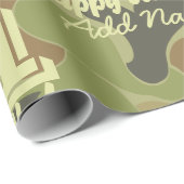 Auscam groene camouflage cadeaupapier (Rol Hoek)