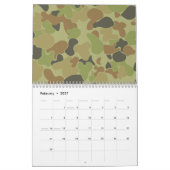Auscam groene camouflage kalender (Feb 2027)