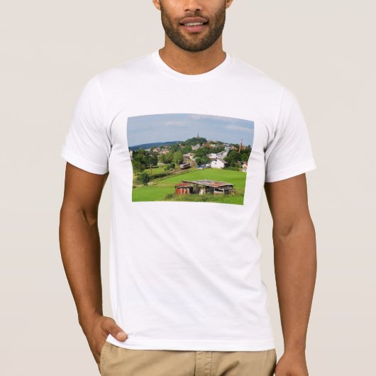 Ausfahrt aus Frankenberg T-shirt (Voorkant)