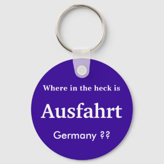 Ausfahrt Germany Sleutelhanger