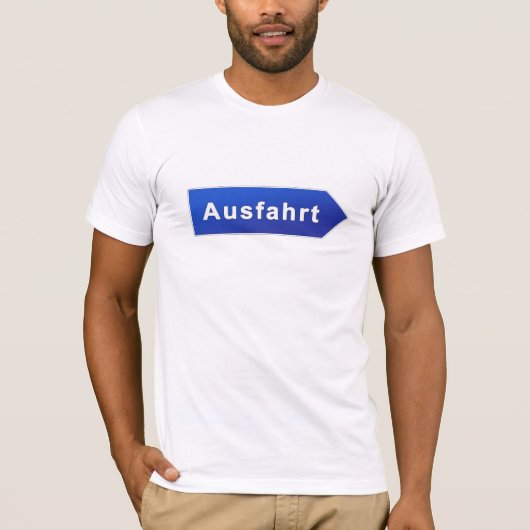 Ausfahrt T-shirt (Voorkant)