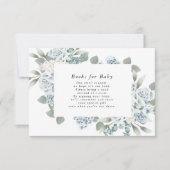 AUSHA Dusty Blue Books voor Baby Behuizing Kaart (Voorkant)