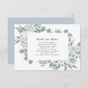 AUSHA Dusty Blue Books voor Baby Behuizing Kaart