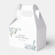AUSHA Stofblauwe Bloemige Jongens Baby Shower