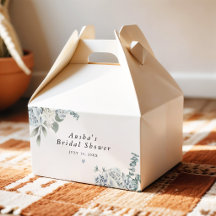 AUSHA Stofblauwe Bloemige Jongens Baby Shower