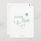Auslan Good Luck Briefkaart (Voorkant / Achterkant)