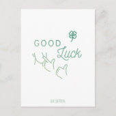 Auslan Good Luck Briefkaart (Voorkant)