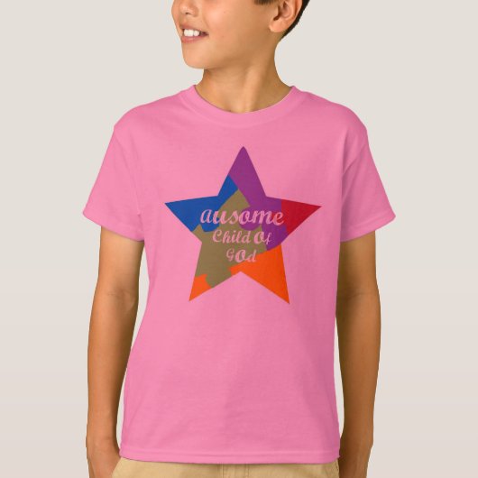 Ausome Child of God Star Tshirt (Voorkant)