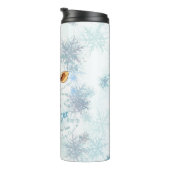 AUsome Winter Giraffe – Cute Autism Awareness Thermosbeker (Geroteerd rechts)