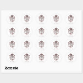 Auspice Maria Katholieke Ronde Sticker (Vel)