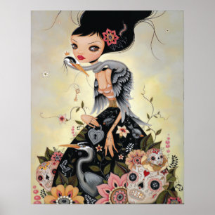 Auspicious afdrukken poster