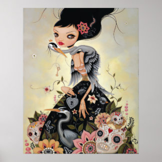 Auspicious afdrukken poster