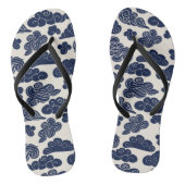 Auspicious Clouds Traditional Chinese Pattern Flip Teenslippers (Voetbed)