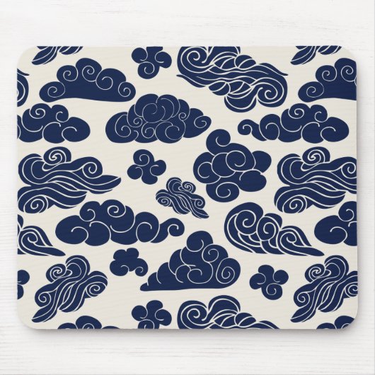 Auspicious Clouds Traditional Chinese Pattern MP Muismat (Voorkant)