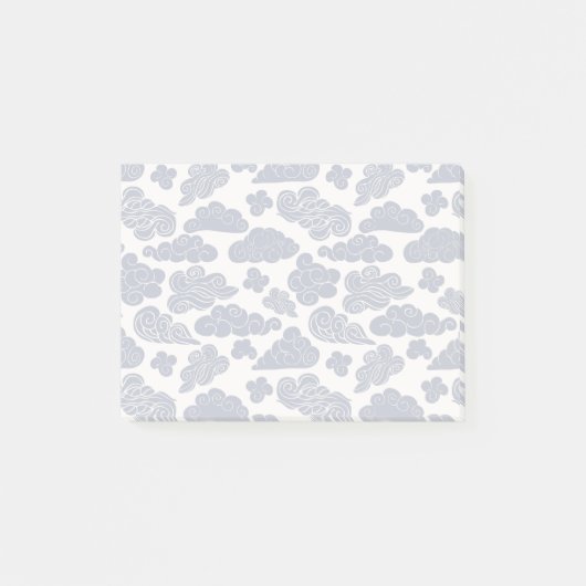 Auspicious Clouds Traditional Chinese Pattern Post Post-it® Notes (Voorkant)