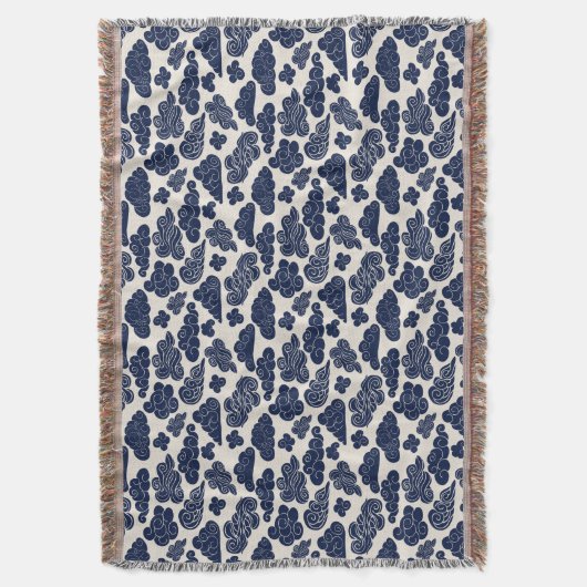 Auspicious Clouds Traditional Chinese Pattern TB Deken (Voorkant Verticaal)