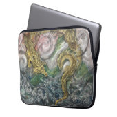 Auspicious Dragon (Zui-ryu) Laptop Sleeve (Voorkant Links)